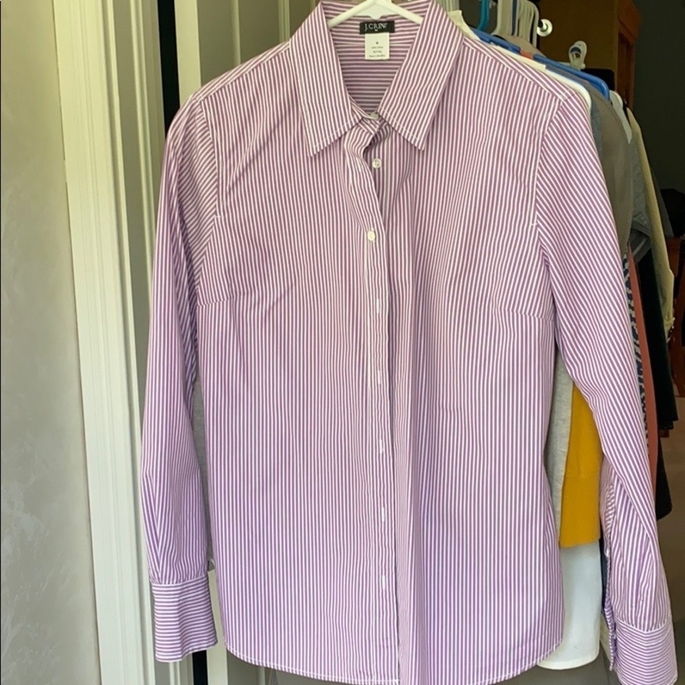 J. Crew Striped Blouse